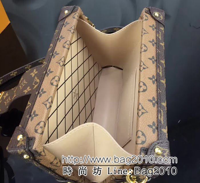 路易威登LV頂級原單Petite Malle手袋 M44154小號箱包 YDH2049
